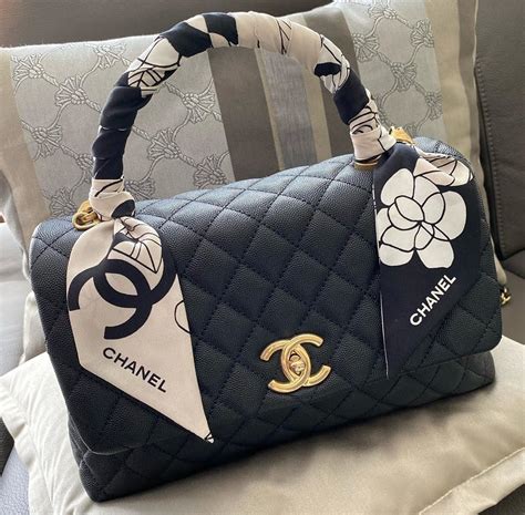 chanel mini handle price|chanel coco top handle small.